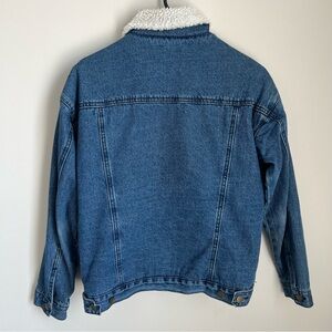 Forever 21 Denim Fur Jacket